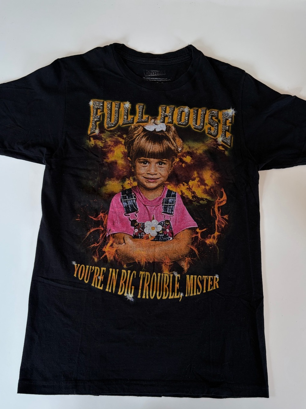 Full House Michelle Tanner Big Trouble Mister Graphic Tee S